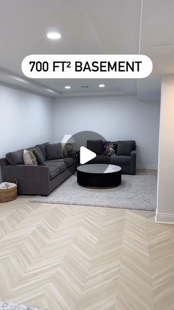 975K views · 27K likes | Finished Basements NJ ™ on Instagram: "Step into 700 ft² of pure comfort!  • • #finishedbasement #cozy  #hillsboroughnj #newjersey" Raised Ranch Finished Basement, Small Modern Basement Ideas, Basement Set Up, 700 Sq Ft Basement Ideas, Entertaining Basement Ideas, Finished Basement Paint Colors, Cozy Basement Design Ideas, Finished Basement Layout, Small Basement Ideas Layout