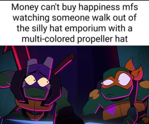 Rise Tmnt, Tmnt Fanart, Be Invisible, Turtle Time, Turtle Tots, Silly Hats, Splatoon 3, Money Cant Buy Happiness, Tmnt Artwork