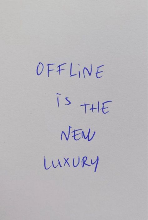 quotes saying that being offline is the new luxury Reminder Quotes, Pretty Words, Quote Aesthetic, Pretty Quotes, The Words, Words Quotes, Wise Words, Me Quotes, Positive Quotes