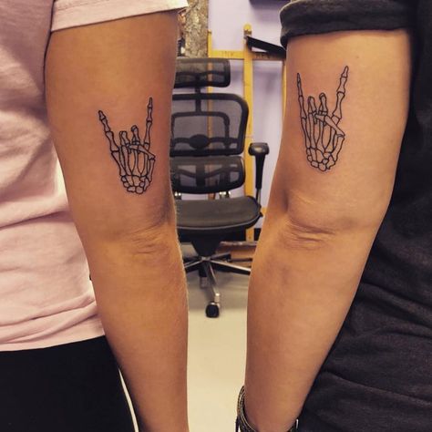 Cool Sibling Tattoos Brother And Sister, Matching Tattoos For Best Friends Simple, Tattoo Ideas For Significant Other, Parents Matching Tattoos, Lgbtq Couple Tattoos, Cute Small Friendship Tattoos, Bestfriend Tattoo For Boy And Girl, Matching Tattoos For Soulmates, Country Sister Tattoos