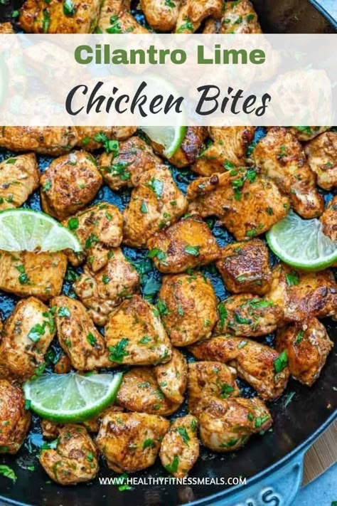 Iifym Chicken Recipes, Healthy Lime Chicken Recipes, Chili Cilantro Lime Chicken, Chicken With Cilantro Recipes, Cilantro Lime Chicken Meal Prep, Easy Cilantro Lime Chicken, Cilantro Lime Chicken Skillet, Cilantro Lime Chicken Side Dishes, Recipes Using Fresh Cilantro