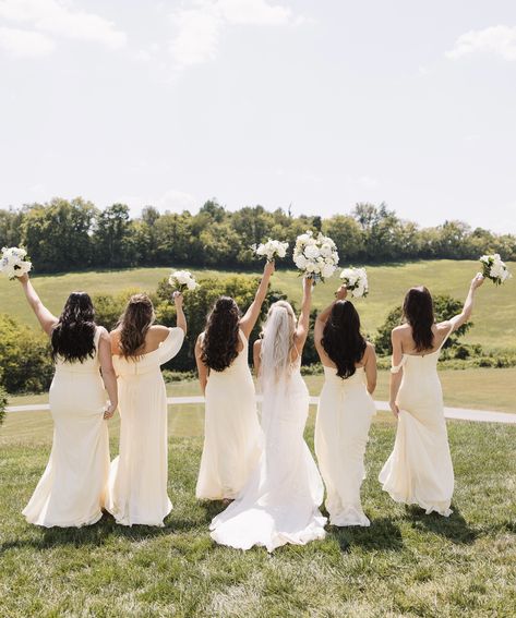 A moment for the BRIDESMAIDS!!💛

📸: @kyoung.photo

#bridesmaidsphotos #bridesmaids #weddingphotos #weddingphotography #thewhitedovebarn #tennesseewedding Bridesmaid Photo Ideas Funny, Bridesmaid Poses Photo Ideas, Bride And Bridesmaid Pictures Ideas, Bridal Party Inspo Pics, Wedding Getting Ready Pictures Bridesmaids, Wedding Photo Inspiration Bridesmaids, 5 Bridesmaids Pictures, Bride With Bridesmaids Pictures, Bridesmaid Poses With Bride