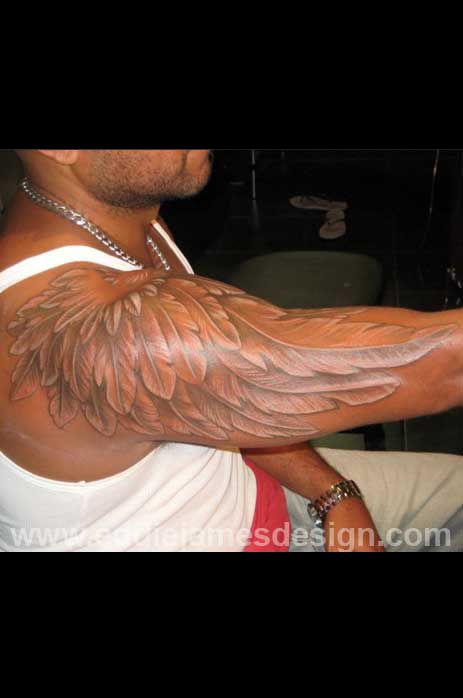 Pretty White Wing Tattoo, White Angel Wings Tattoo, Tattoos Wings, Tattoo Wings, Angel Wings Tattoo, Wing Tattoo, Geniale Tattoos, Jhene Aiko, Wings Tattoo