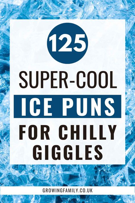 Welcome to a world of frosty fun with our ice-cold hilarity! Dive into our trove of 125 ice puns and jokes - the perfect way to share some chilly cheer with your family. Cold Weather Jokes Hilarious, Cold As Ice Quotes, Cold Puns, Funny Cold Weather Quotes, Ice Puns, Water Puns, Ice Quotes, Cold Humor, Cold Jokes