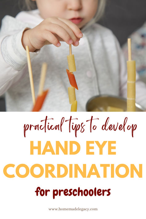 Read this ultimate guide to hand eye coordination activities for kids. Get started with these super easy and inexpensive activities.

#handeyecoordination Hand Eye Coordination Activities, Coordination Activities, Educational Activities For Preschoolers, Hand Eye Coordination, Gross Motor Activities, Early Childhood Development, Childhood Development, Play Based, Play Based Learning