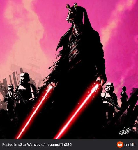 Darth Jar Jar, Jar Jar Binks, Jar Display, Love Jar, Sith Empire, Dark Side Star Wars, My Guy, Stars Wars, Jar Art