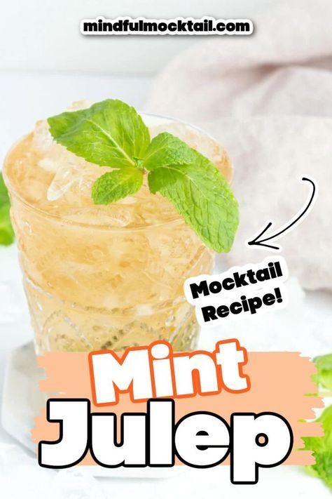 Make this non-alcoholic mint julep for the Kentucky Derby, or anytime! This virgin drink is perfect for pregnancy and non-drinkers. Virgin Mint Julep Recipe, Easy Mint Julep Recipe, Mint Julep Punch, Mint Julep Recipe Non Alcoholic, Mint Julep Recipe Kentucky Derby, Kentucky Derby Drinks, Mint Julip, Julep Recipe, Mint Julep Recipe