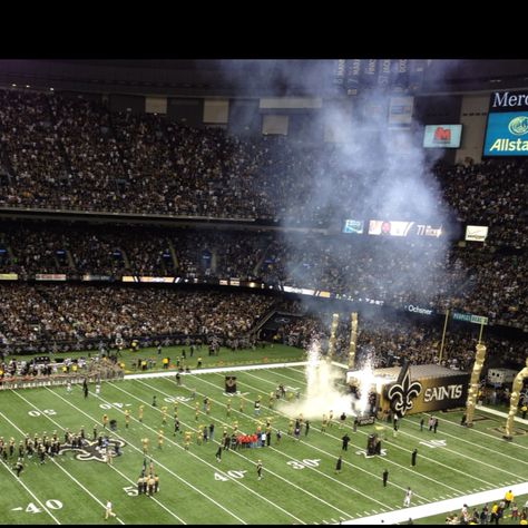 New Orleans Superdome New Orleans Superdome, New Orleans Saints Football, Saints Football, Who Dat, New Orleans Saints, National Football League, Football League, Louisiana, Stuff To Do