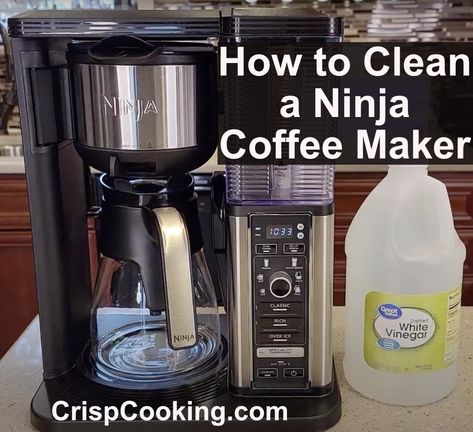 If you ever wondered how to clean a ninja coffee maker and thought it was difficult, you are in for a treat. We are going to show it is a straight forward Cleaning Ninja Coffee Maker, How To Clean Ninja Coffee Maker, Clean Ninja Coffee Maker, How To Clean A Coffee Pot, Clean A Coffee Maker, Ninja Coffee Maker, Bunn Coffee Maker, Clean Coffee, Coffee Maker Cleaning