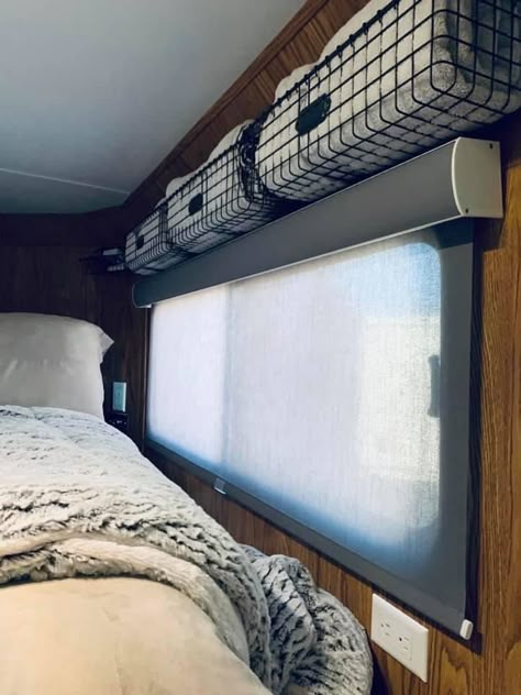 Rv Camper Accessories, Rangement Caravaning, Camper Organization Travel Trailers, Astuces Camping-car, Caravan Storage, Travel Trailer Organization, Travel Trailer Living, Horse Trailer Living Quarters, Camper Trailer Remodel