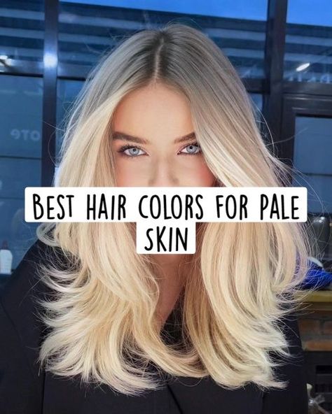 Best hair colors for Pale Skin - Pretty Warm Blonde Hair Color Fall Blonde Hair Pale Skin, Blonde Balayage Pale Skin Blue Eyes, Blonde Shade For Pale Skin, Fall Blonde Pale Skin, Hair Color Ideas Pale Skin Blue Eyes, Blonde Highlights Pale Skin Blue Eyes, Honey Blonde Hair Cool Skin Tone, Blonde Highlights For Pale Skin, Brown Hair Color For Pale Skin