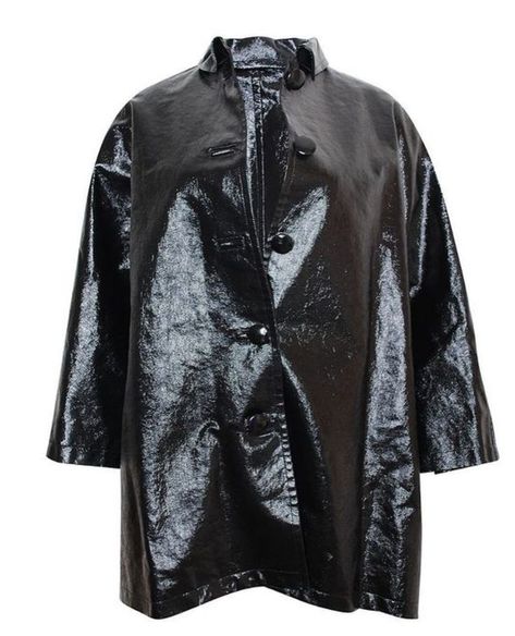 Balenciaga patent leather jacket available to rent/buy from My Wardrobe HQ. Patent Leather Jacket, Cozy Jacket, Cape Style, Black Patent Leather, My Wardrobe, Modest Fashion, Patent Leather, Balenciaga, Kimono Top