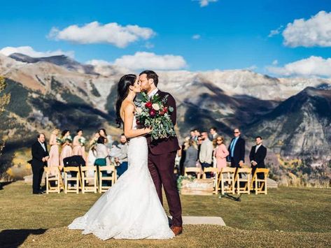 Wedding Venues Budget, Unique Wedding Locations, Budget Wedding Venue, Telluride Ski Resort, Gondola Ride, Mountain Top Wedding, Mountain Wedding Venues, Colorado Wedding Venues, Vail Colorado