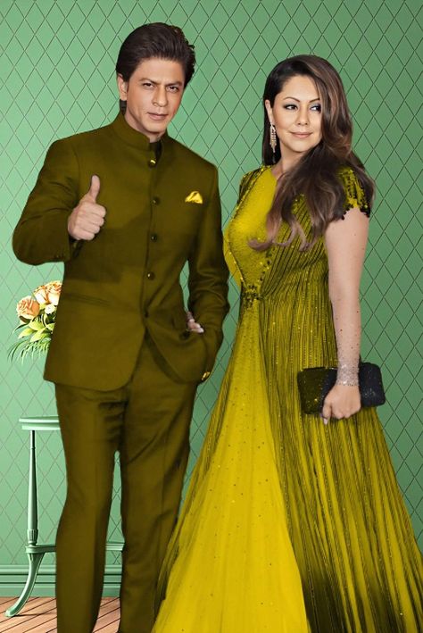 SRK And Gori Khan ⭐ Srk And Gauri, Gauri Khan, Bollywood Couples, Shahrukh Khan, Celebrities, Quick Saves