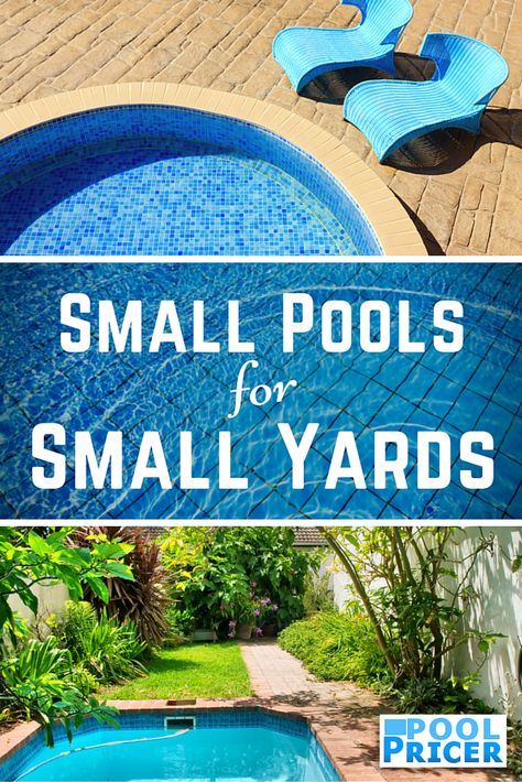 When you don't have much room for a pool: http://www.poolpricer.com/small-pools-for-small-yards/ Small Pools For Small Yards, Spool Pool, Small Pools Backyard, Small Above Ground Pool, Small Inground Pool, Pools For Small Yards, Backyard Ideas For Small Yards, Small Yards, Large Pool