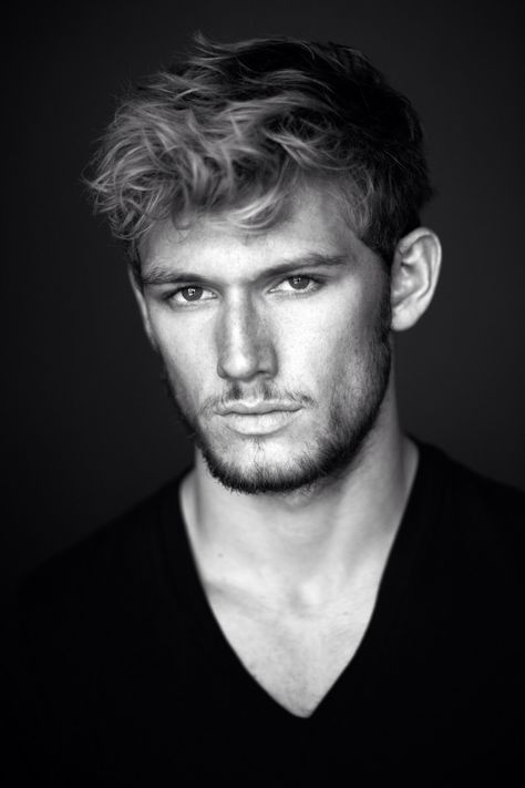 #alexprettyfer #magicmike Alex Pettyfer, Blonde, Black And White, Hair, White, Black