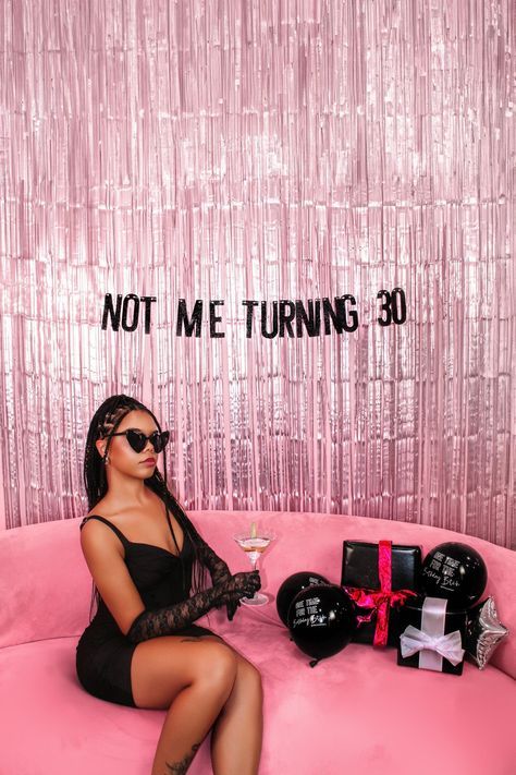 30th At Home Birthday Ideas, Glitter 30th Birthday Party, 30th Birthday And Bachelorette, Thirty Fine Birthday Photoshoot, 30s Birthday Photoshoot Ideas, 30th Birthday Event Ideas, Big 30 Birthday Ideas For Her, 30 Birthday Party Outfit, Birthday Themes 30th