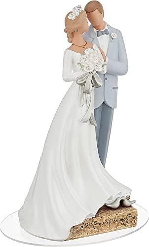 Enesco Legacy of Love Wedding Bride and Groom Newlywed Cake Topper Interracial Wedding Cake Toppers, Wedding Toppers Funny, Funny Wedding Favors, Wedding Cake Table Decorations, Legacy Of Love, Unique Wedding Accessories, Wedding Cake Topper Figurines, Wedding Cake Toppers Unique, Interracial Wedding