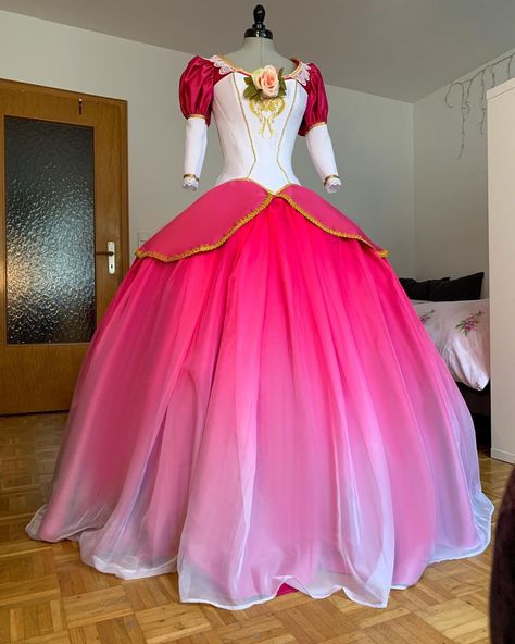 Aisha on Instagram: “Genevieve - Barbie in the 12 dancing Princesses 🌹🩰 🪡Handmade with love my me Consisting of: - Three layered skirt with ombré chiffon -…” Barbie Princess Gown, Barbie And The 12 Dancing Princesses Dress, Sewing Princess Dress, Barbie In The 12 Dancing Princesses, Barbie And The 12 Dancing Princesses, Barbie Movie Dresses, Barbie Dress Outfit, Barbie Genevieve, Princess Dress Diy