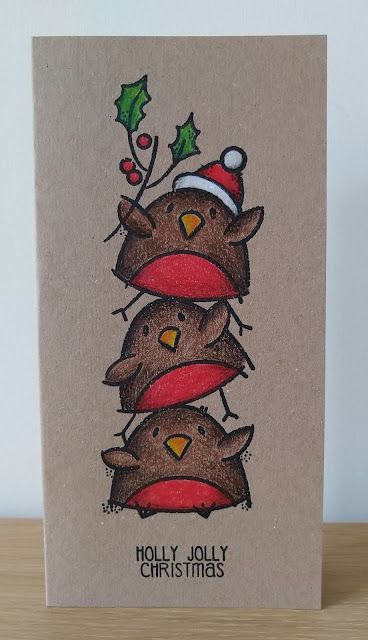 Helen's Craft Haven...: Robin Stack Spy X Family Christmas, Christmas Cards Drawing, Xmas Drawing, Arte Aesthetic, Cute Christmas Cards, Christmas Doodles, Christmas Card Art, Homemade Christmas Cards, Watercolor Christmas Cards