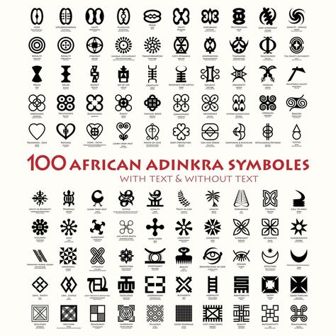 Nigerian Symbols, Nigerian Tattoo Ideas, African Warrior Tattoos, Unity Tattoo, Sankofa Symbol, Wisdom Tattoo, African Logo, Tattoo Font Styles, African Words