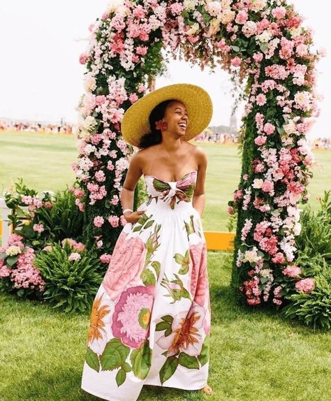 Polo Event Outfits For Women, Polo Event, Polo Outfits, Tea Party Attire, Veuve Cliquot, Veuve Clicquot Polo Classic, Derby Outfits, Party Outfits For Women, Summer Dresses For Wedding Guest