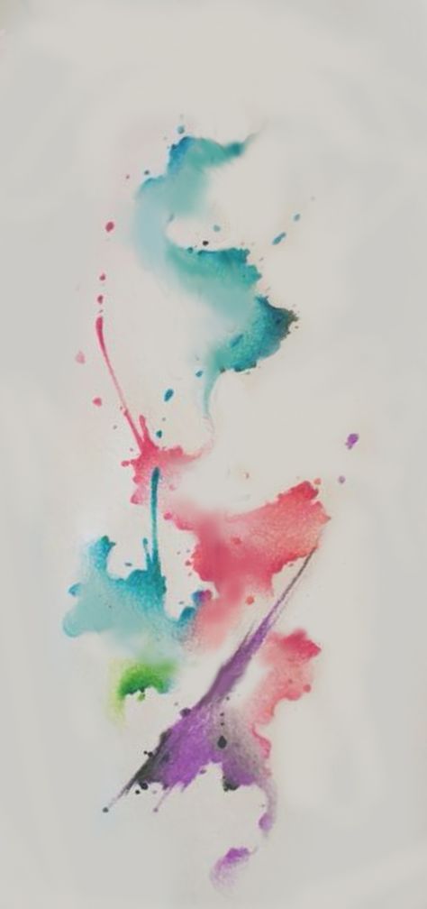 Abstract Watercolor Tattoo, Watercolor Splash Background, Baddie Tats, Lady Tattoo, Avengers Drawings, Tattoo Background, Tatuaje A Color, Watercolor Splash, Color Art