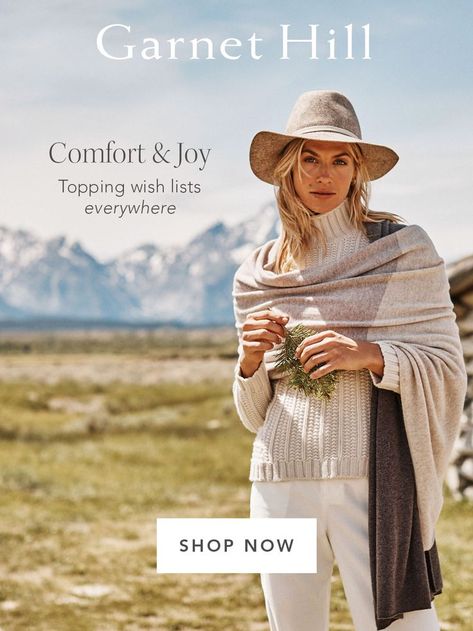 Model Pose, Garnet Hill, Comfort And Joy, Sweater Gift, Dry Goods, Wish List, Knitting Inspiration, Model Poses, Hat Crafts