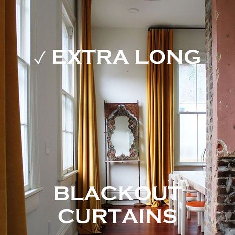 Curtains Luxury, Extra Long Curtains, Thick Curtains, Velvet Drapes, Long Curtains, Quality Curtains, Room Curtains, Bedroom Panel, Thermal Curtains