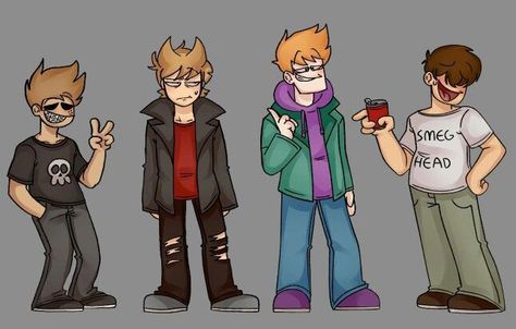 Eddsworld Highschool Au, Eddsworld Aesthetic, Highschool Au, Eddsworld Fanart, Tom X Tord, Eddsworld Tord, Neverland Art, Quinceanera Dresses Blue, Eddsworld Comics