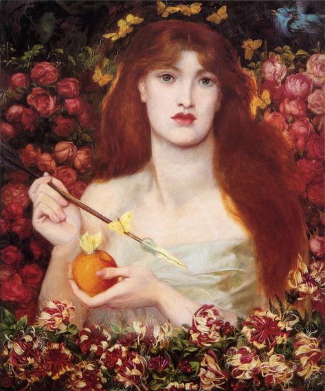 Dante Gabriel Rossetti "Venus Verticordia' 1864-68 (modifi… | Flickr Venus Verticordia, Pre Raphaelite Paintings, Gabriel Rossetti, Pre Raphaelite Brotherhood, Pre Raphaelite Art, Dante Gabriel Rossetti, Galleria D'arte, John Everett Millais, John William Waterhouse