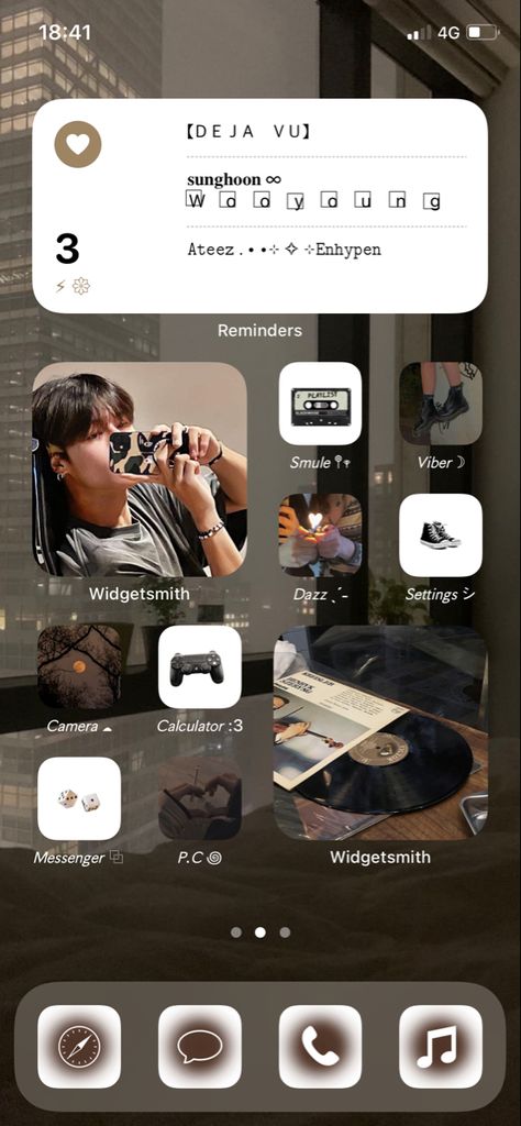 Ateez Ios 16 Wallpaper, Ateez Homescreen Wallpaper, Ateez Iphone Layout, Ateez Homescreen Layout, Ateez Phone Layout, Ateez Layout, Ateez Homescreen, Widget Themes, Layout Phone