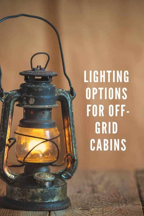 Love to live off the grid? Here are some lighting options for your off the grid cabin. #offgrid #power #DIY #survival Off The Grid Cabin, When The Night Comes, Live Off The Grid, Diy Survival, Off Grid Homestead, Off Grid Survival, Off Grid House, Going Off The Grid, Off Grid Cabin