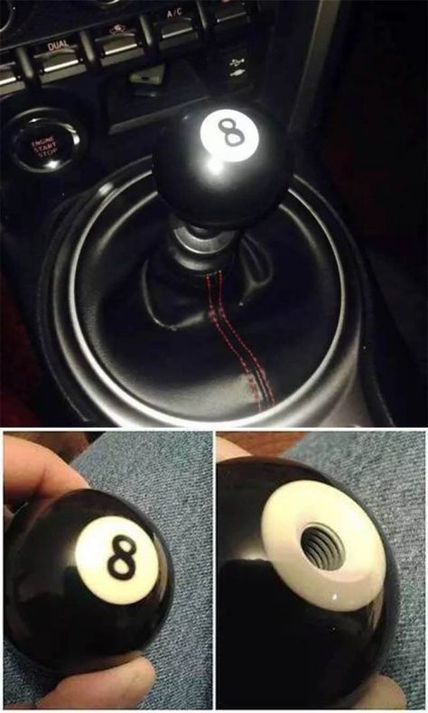 8 Ball Gear Shift, In Car Decorations, Manual Car Aesthetic, Cute Car Decorations Interior, Car Ideas Accessories, Interior Car Decorations, Fun Car Accessories, Car Gear Shifter, Car Decorations Interior