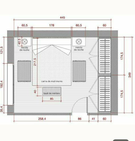 Apartment With Stairs, Hotel Room Design Plan, Bedroom Layout Design, Own Apartment, Bedroom Plan, Bedroom Furniture Layout, Small House Floor Plans, Hotel Room Design, Architectural Design House Plans