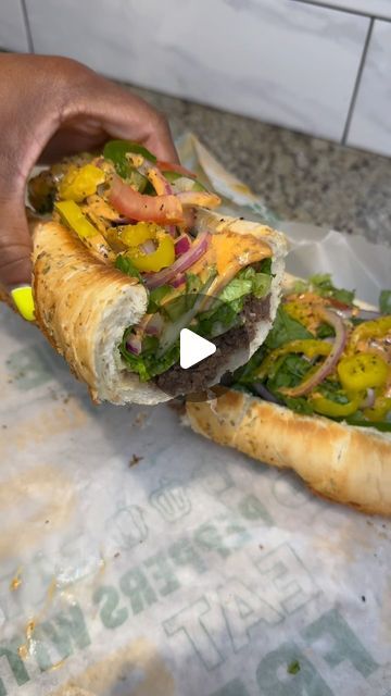 Raven Hall on Instagram: "Subway Inspired Cheesesteak Sandwich 🤤😋When I tell my kids we got food at home I mean that. @subway 

#subway #sandwich #cooking #cookingathome #cookingtime #cookingwithlove #delicious #dinner #eat #eating #food #foodblogger #foodie #foodies #foodlover #foodporn #foods #foodstagram #healthyfood #homecooking #homemade #instafood #explore #explorepage" Homemade Subway Sandwich, Subway Sandwich Order Ideas, Subway Order Ideas, Best Subway Sandwich Ideas, Subway Sandwich Ideas, Subway Sandwich Recipe, Best Subway Sandwich, Subway Food, Subway Sandwiches