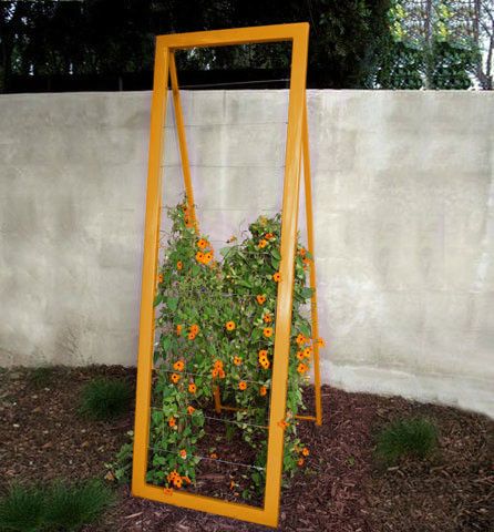 MIRA GARDEN TRELLIS SR Folding Trellis, Modern Garden Trellis, Seed Starting Soil, Wall Trellis, Modern Trellis, Diy Garden Trellis, Ornamental Plants, Room With Plants, Garden Trellis