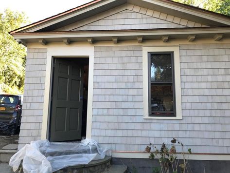 White Cedar Shake Siding, French Beach House, Cedar Siding Exterior, Cedar Shake Shingles, Vermont Farmhouse, Cedar Shake Siding, Eastern White Cedar, Gros Morne, French Beach