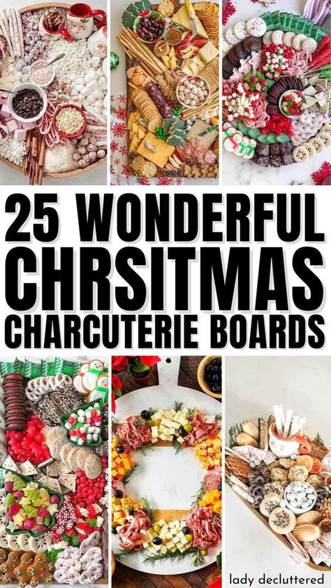 Christmas Food Boards Ideas, Taco Charcuterie Board Christmas, How To Make A Christmas Charcuterie Board, Christmas Grazing Board Sweet, Holiday Desert Charcuterie Board Ideas, Holiday Meat And Cheese Board, Charcuterie Board Party Christmas, Simple Holiday Charcuterie Board, Charcuterie Board Theme Party Christmas