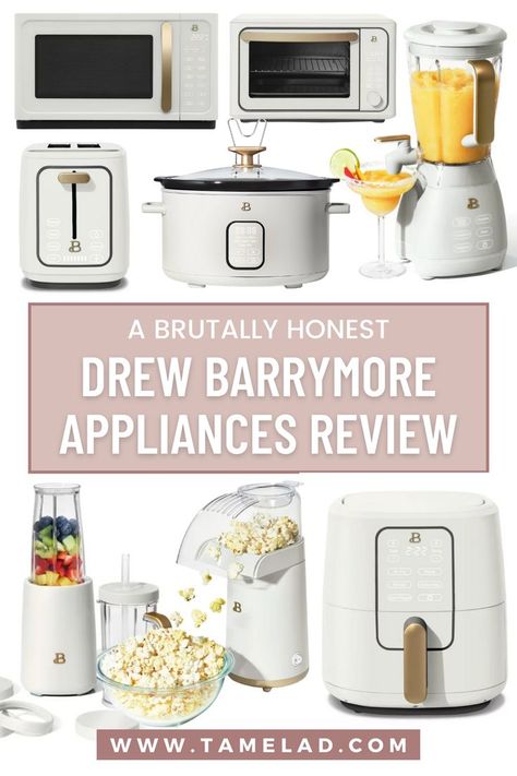 drew barrymore appliances review Drew Barrymore Appliances, Kitchen Necessities List, Kitchen Items List, Kitchen Utensils List, Essential Kitchen Items, Amazon Kitchen Decor, Kitchen Essentials List, Amazon Kitchen Must Haves, Kitchen Necessities