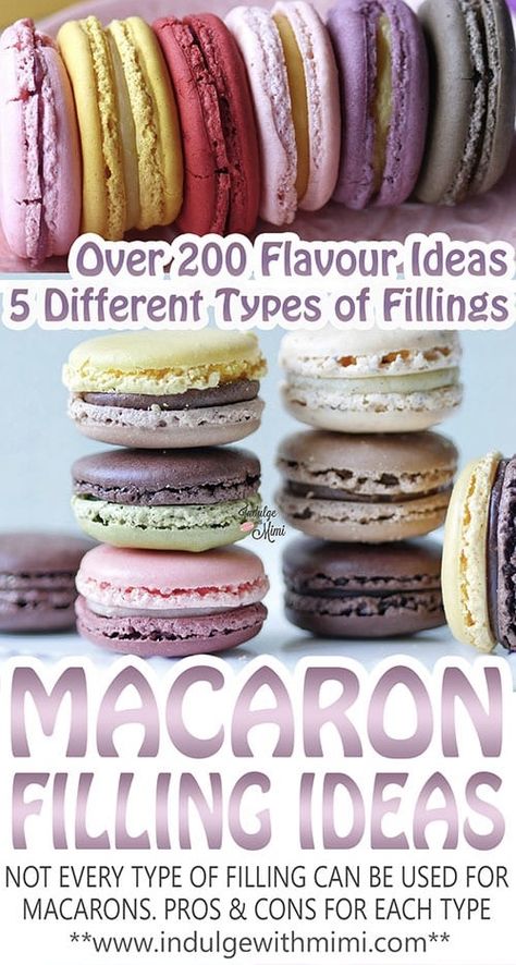 Macarons Flavors, Dessert Bord, Macaroon Filling, Macaron Fillings, Macaron Pistache, French Macaroon Recipes, Kue Macaroon, Macaron Filling, Kek Lapis