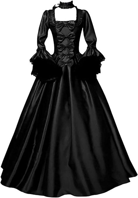 Gaun Abad Pertengahan, Vestidos Retro, Long Gown Dress, Medieval Dress, Gothic Dress, Cosplay Dress, Midi Dress With Sleeves, Halloween Dress, Lovely Dresses