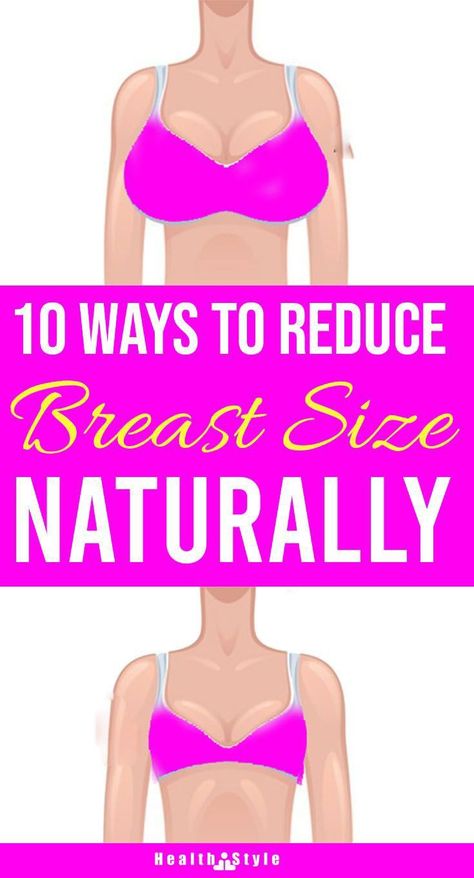 Breast reduction without surgery: discover 10 natural ways to reduce breast size safely and.#weightlossjourney #fitfam #healthylifestyle #diettips #fitnessmotivation Breast Lift Exercise, Fitness Facts, How To Get Bigger, Breast Workout, Breast Reduction, Breast Lift, Toning Workouts, Breast Augmentation, Lose 50 Pounds