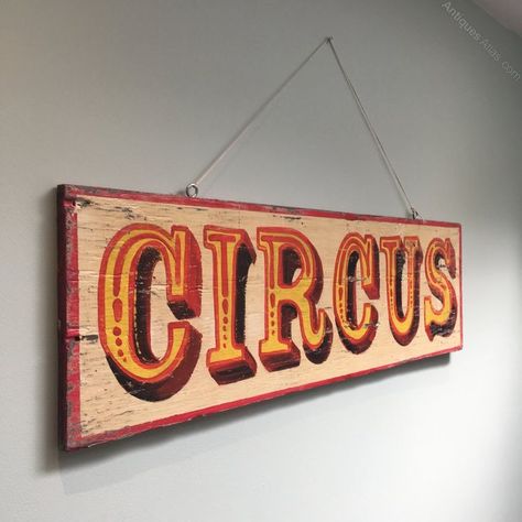 Vintage Circus Sign, Circus Signs Vintage, Circus Signage, Circus Marquee, Abandoned Circus, Circus Painting, Circus Halloween Costumes, Circus Room, Circus Signs