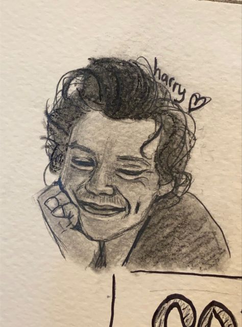 #harrystyles #harrystylesaesthetic #harrystylessketches #harrystylesdrawing #harrystylesart #harrystylesfanart #harrystylescore Harry Styles Art Wallpaper, Easy Harry Styles Drawing, Harry Styles Clipart, Harry Styles Cute Aesthetic, One Direction Painting, Harry Styles Watercolor, Ppl Drawings, Harry Styles Sketch, Drawing Harry Styles