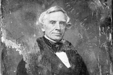 The Inventor of the Telegraph Was Also America’s First Photographer - The daguerreotype craze took over New York in the mid-19nth century. One of the first to actually learn from Daguerre was inventor Samuel Morse, whose own daguerreotype portrait still exists. He’s responsible for the telegraph and Morse code, and was also a skilled painter... Samuel Morse, John Tyler, Homeschool History, Influential People, Famous Americans, Morse Code, Industrial Revolution, World History, Amazing Stories