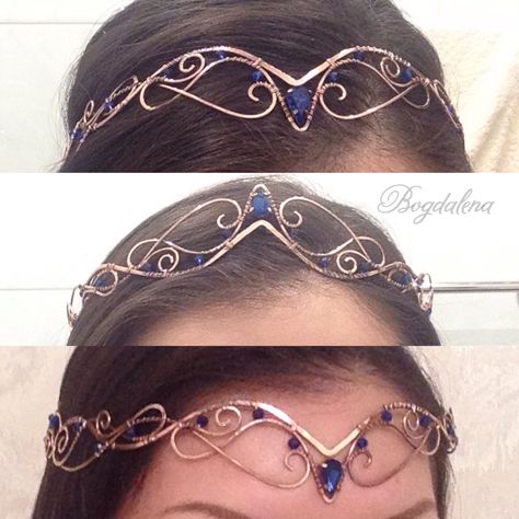 Elvish Tiara, Tiara Aesthetic, Elven Crown, Elven Tiara, Wire Crown, Gaun Abad Pertengahan, Fairy Crown, Crown Tiara, Head Jewelry