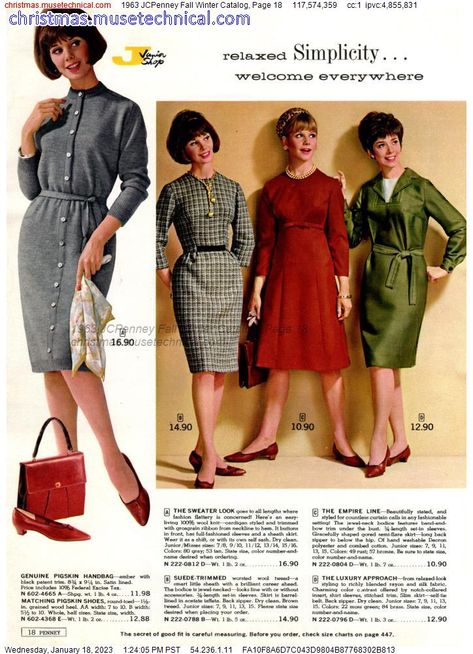 1960s Women, 1969 Fashion, Time Clothes, 60s 70s Fashion, Fashion 1960s, Christmas Catalogs, Fashion Marketing, Fashion Catalogue, Moda Vintage