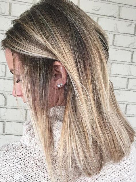 Ombre Hair Blonde, Balayage Hair Blonde, Short Straight Hair, Face Beauty, Short Hair Balayage, Platinum Blonde Hair, Brown Blonde Hair, Ombre Hair Color, Front Lace Wigs Human Hair