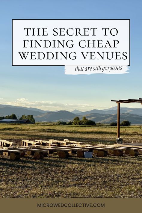 Free wedding venue ideas! Our top tips for finding cheap and free wedding venues. There are a lot of places you can get married that are affordable and gorgeous. Check out our full guide for all the best ideas for affordable wedding venues.

#freeweddingvenues #cheapweddingvenues #affordableweddingvenues How To Find Cheap Wedding Venues, Wedding Venues On A Budget, Big Wedding Venues, Affordable Wedding Ideas, Free Wedding Venues, Wedding Venue Ideas, Wedding Cheap, Low Key Wedding, Wedding Venues North Carolina